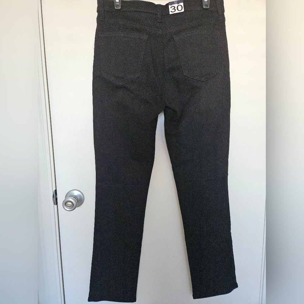 Gap Mid-Rise, Straight Leg Jeans, black